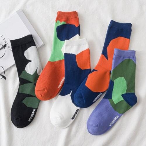 Cute socks cartoon woman calcetines harajuku women skarpetki kobieta skarpety mujer meia calcetas chaussette sock streetwear art