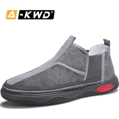 Fashion Men Chelsea Boots Autumn Breathable Outdoor Casual Shoes British Handmade Footwear Botas Chelsea Hombre Leather Sneakers