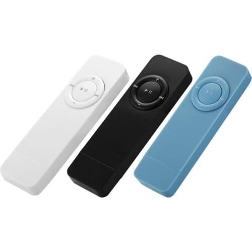 USB In-line Card MP3 Player Portable Long Strip Music Player Student English Listening Learning Walkman Support 32GB TF Card