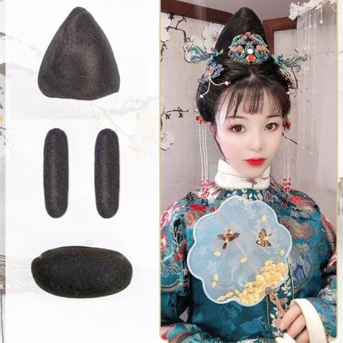 Han Dynasty Princess Cosplay Hair Set Decoration Retro Style Hairpiece Headdress Ancient Chinese Queen Empress Headwear
