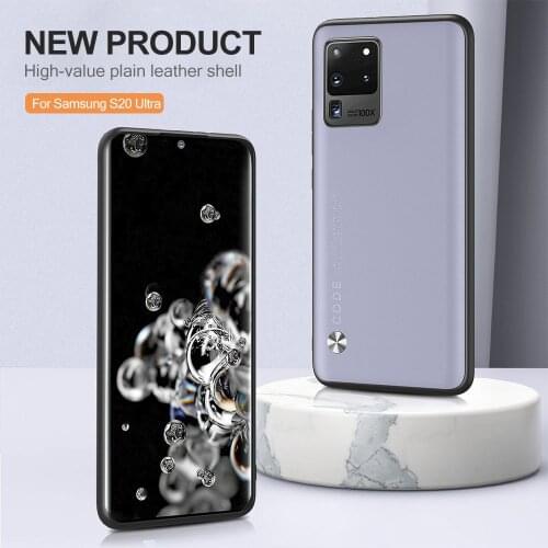 Plain Skin Leather Case For Samsung Galaxy S21 Ultra S 21 FE S20 Plus Note 20 S21Ultra S21FE 5G Shockproof Protect Cover Fundas