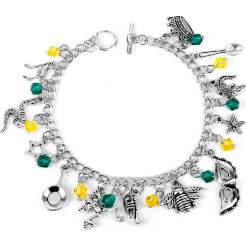 Dongsheng Wholesale The Frog Prince Bracelet Once Upon a Time Jewelry Fairy Tale Crystal Bead Bracelet Bangle For Women Girl G