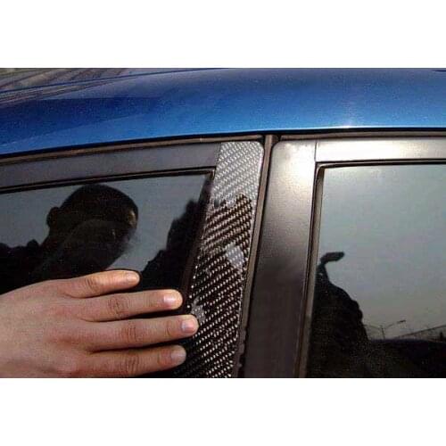 REAL CARBON FIBER DOOR PILLAR PANEL for VOLKSWAGEN VW CC V070B