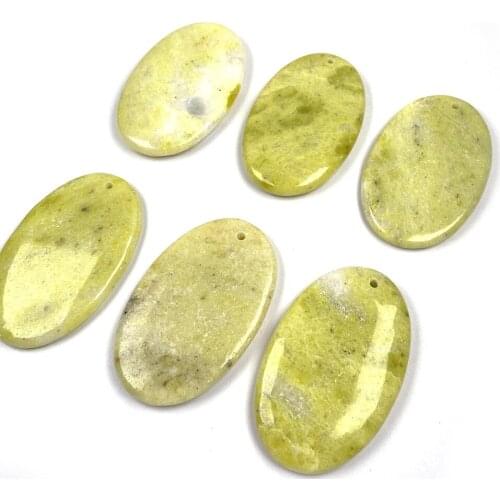 Natural Semi Precious Stone Pendant Infinity Mustard Stone Making Necklaces Bracelets And Earrings For DIY