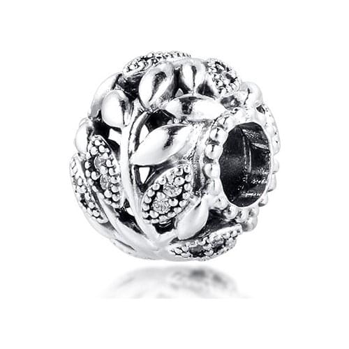 Silver bead Openwork Family Tree Charm Fits Original Charms Silver Bracelets For Woman DIY Beads kralen voor sieraden maken