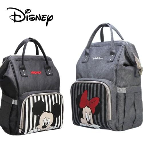 Disney diaper bag Maternity bag waterproof for stroller USB bag baby bottle warmer Mickey Minnie travel mom backpack