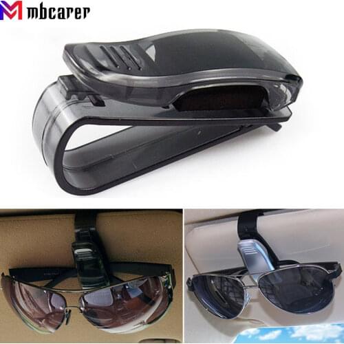 1Pcs Universal Car Glasses Case Sun Visor Sunglass Eyeglasses Glasses Card Pen ABS Portable Clip Ticket Holder Stand Z2