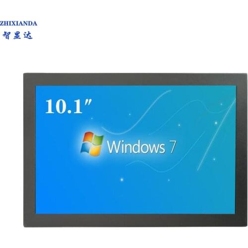 ZHIXIANDA High Quality 10.1 Inch FHD 1080P Metal Case With HDMI VGA USB AV Input Open Frame Industrial Monitor