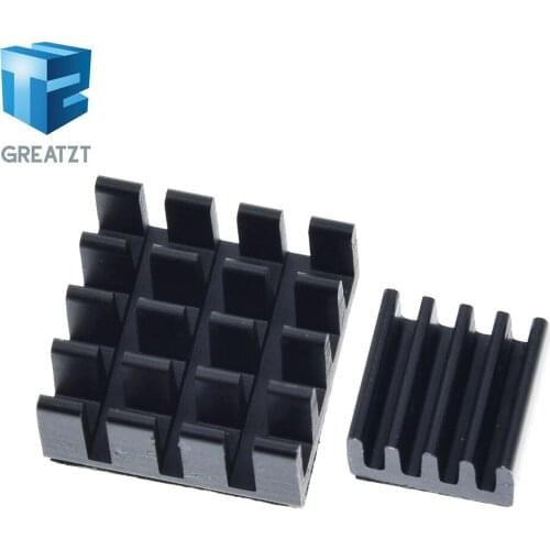 GREATZT 1set=2PCS Raspberry Pie 3 Heatsink Raspberry Pi 2 Loaded Single Dedicated Aluminum Heat Sink for Diy Kit