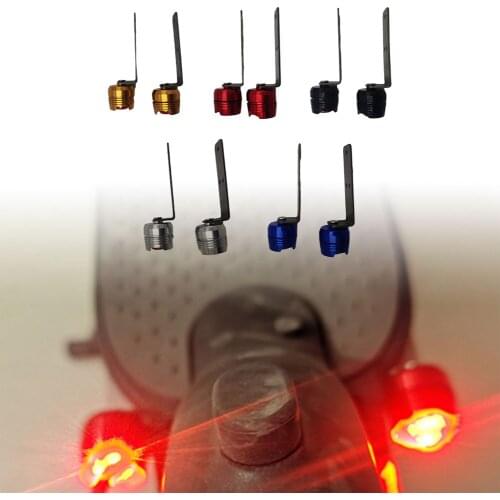 1 Pair Electric Scooter Taillight Rear Warning Light Lamp For Xiaomi Mijia M365 Black Red Blue Silver Gold Electric Scooter Part
