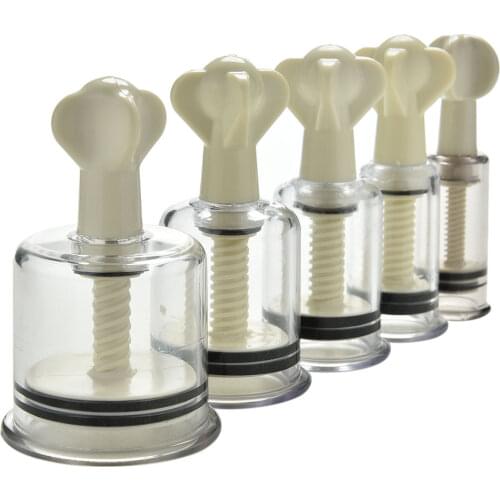 Women Breast Nipple Sucker Clitoris Body Massage Stimulator Nipple Clamps Pump Breast Enlarger Sex Toys XS-XL Sizes 1 Pc