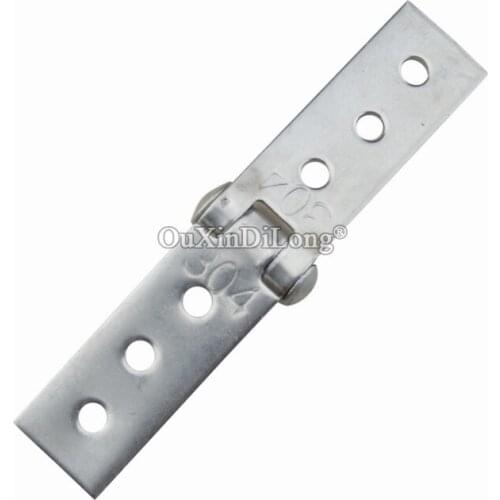 Brand New 4PCS Stainless Steel Frameless Balcony Door and Window Hinges Glass Door Window Rotating Shaft Folding Hinges Durable