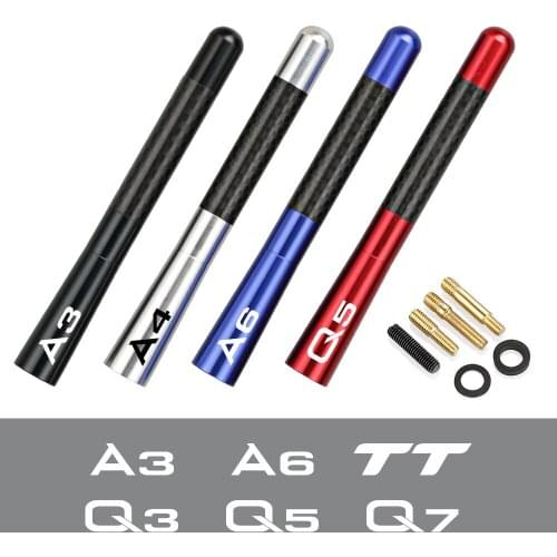 12CM Car Radio Antenna For Audi A4 B8 B7 A3 8P 8V A6 C7 C6 Q5 8R Q7 4L 4M Q2 Q3 8U F3 RSQ3 Q8 TT 8J TTS Aerial Auto Accessories
