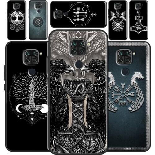 Vikings Symbol Case For Redmi Note 9 8 Pro Funda For Redmi Note 8T 9S 7 Coque For Redmi 9 A 9C K30 Ultra