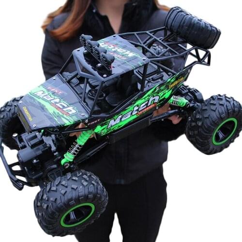 Four-wheel Drive Remote Control Off-road Vehicle Super-large Edition Alloy Mountain Bike Toys Rock Climbing Vehicle