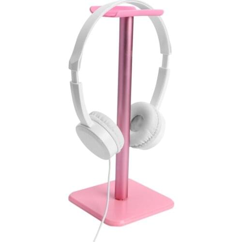 Headphone Holder Earphone Headset With Aluminum Supporting Bar Display Stand Bracket Rack Universal Flexible Headrest