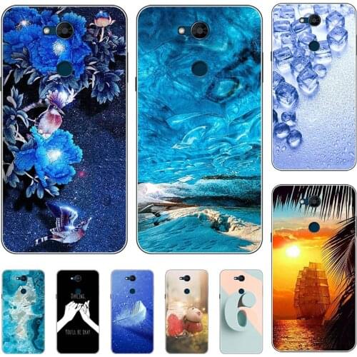 For LG X Power 3 XPower 3 LG X5 2018 LM-X510 Cover Fashion Cool Cartoon Flower Capa Soft Silicone TPU Case