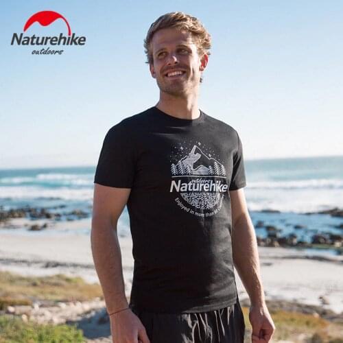 Naturehike Hiking T-shirt Outdoor Sports T-shirt Gym Camping Travel Top Unisex Summer Breathable Short Sleeve Travel Leisure Top