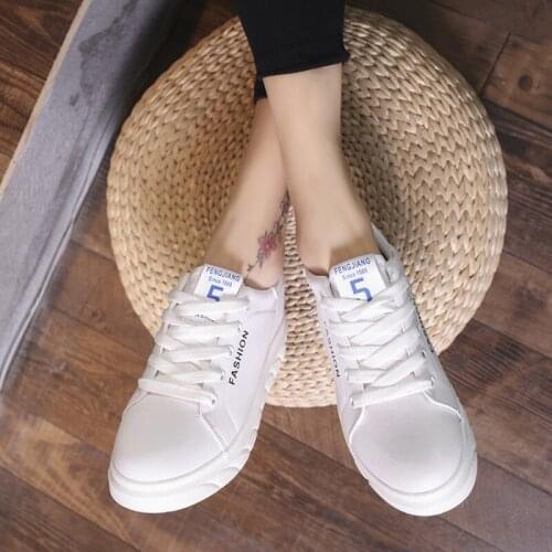 Spring and autumn womens sneakers Low-top comfortable soft soles heightened, thin non-slip casual student womens shoes U20-41