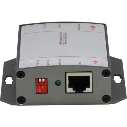 Power over Ethernet PoE Adapter Injector Splitter DC 5V 12V Output 802.3at 25.5W