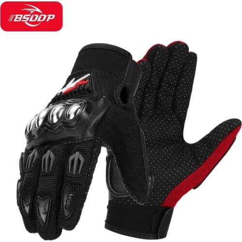 BSDDP Motorcycle Mans Gloves Outdoor PRO Motocross Breathable Full Finger Racing Motorbike Fashion Glove Protective Gears