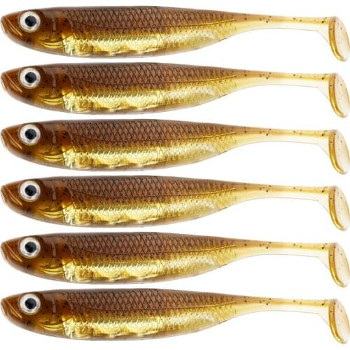 Soft Lures Silicone Bait 70mm 100mm Paddle Tail Fishing Swimbait Wobblers Soft Lure Worm For Bass Fishing