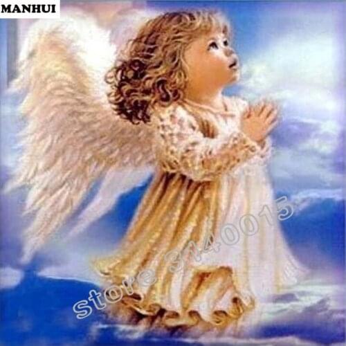 Daimond painting Little angel diy cross stich Kits needlework mosaic Diamonds Embroidery Home Decoration wall sticker BEF169