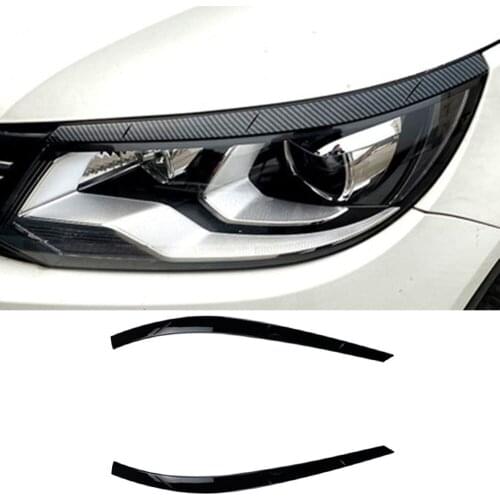 Headlamp eyebrow exterior decoration sports modification For Volkswagen Tiguan MK1 2011-2016 car sticker exterior