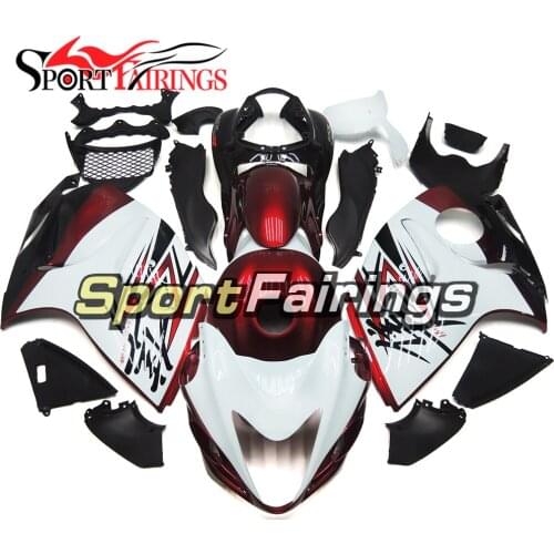 Complete Fairing Kits For Suzuki GSXR1300 08 09 10 11 12 13 14 15 16 Hayabusa 1300 2008-2016 ABS Fairings Motorbike White Red