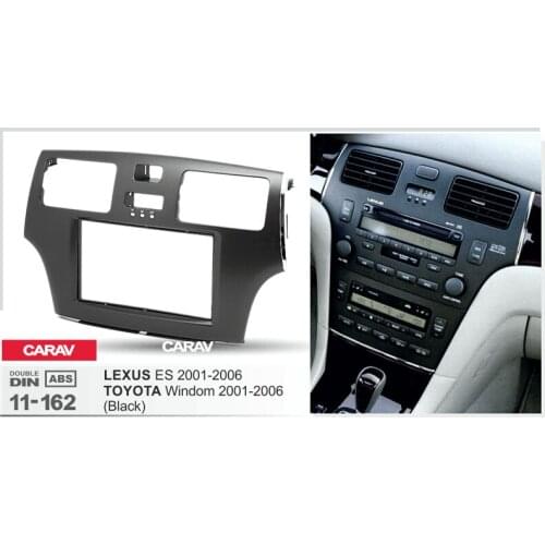 Radio Fascia for TOYOTA Windom LEXUS ES Double Din Radio DVD Stereo CD Panel Dash Mount CARAV 11-162