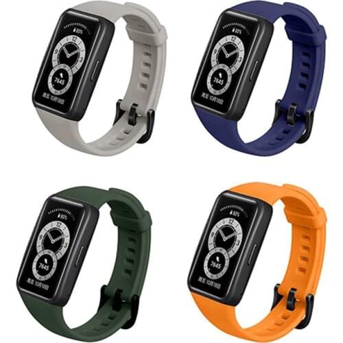 For Huawei Honor Band 6 Strap Smart Wristband Replacement Watch Belt Strap For Honor Band 6 Bracelet Silicone Wrist Accessories