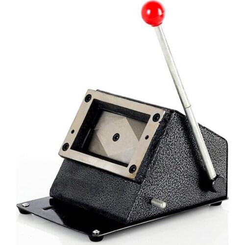 Manual Light Right Angle Card Cutting Machine Business Card Cutter 90 * 55MM Office Equipment Paper Cutting Tools Tool