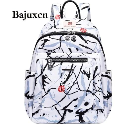 Luxury brand Backpack Women Oxford Cloth Shoulder Bag School Bags for Teenage Girls Light Ladies Travel Backpack mochila feminin