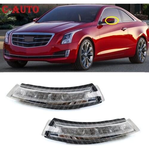 Car Mirror turn signal indicator light Rearview Side Mirror Turn Signal Lamp light For CADILLAC ATS 2014 2015 2016 car-styling