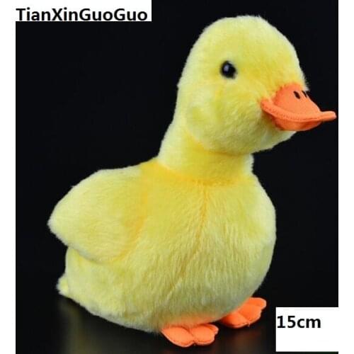 High quality goods about 15cm small yellow duck plush toy soft doll baby toy birthday gift w2232