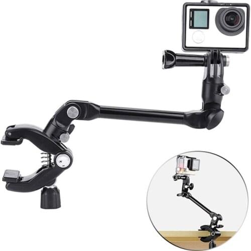 10 Inch Adjustable Magic Arm Super Clamp Guitar Clip for GoPro Hero 9 8 7 6 5 4 Yi Insta360 Eken DJI Action Camera Accessories
