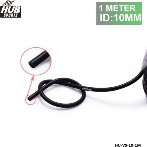 10mm x1M Silicone Vacuum Vac Hose Pipe Tube Air Hose Pipe Black HU-VS-10-1M