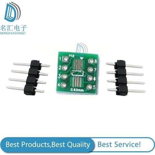 10PCS/LOT MSOP / SOIC / TSSOP SOP8 turn DIP8 IC adapter Socket / Adapter plate / PCB PB-FREE