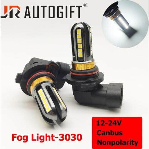2x PSX24W H16 P13W H4 H11 H8 H7 9005 9006 HB4 HB3 H1 H3 3030 Chips 24LED 12-24V Canbus Fog Lights DRL Car Fog lamps Auto Bulbs