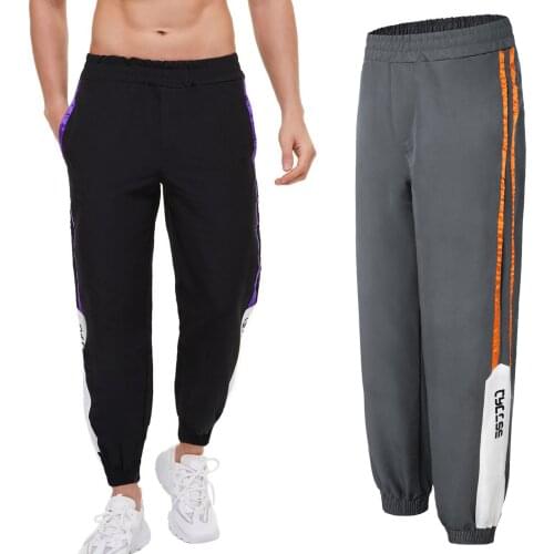 2021 Mens youth leisure fashion loose stripe trend large size sports fitness pants Jogging Summer Mens Plus Size Casual Pants