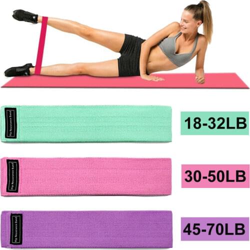 3pcs fabric resistance bands booty band set gym equipment workout elastic elast glute band for yoga sports fitness hip training
