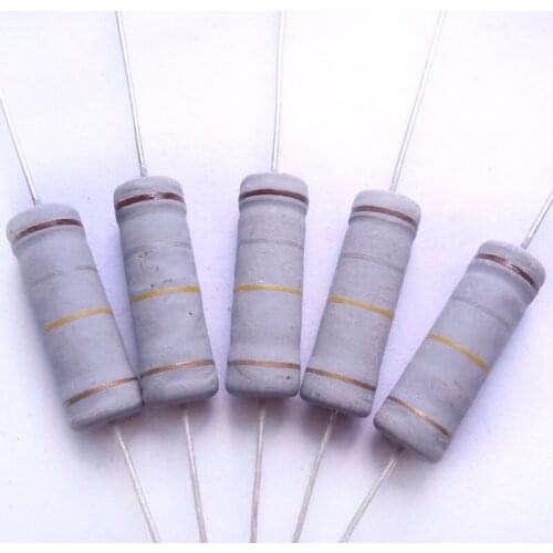5w 180k ohm 180000 ohm 100% Original New Fixed Resistor Metal Oxide Film Resistors Resistance +/- 5% (100pcs)