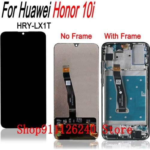 6.21" For Huawei Honor 10i LCD HRY-LX1T HRY-LX2 Display Screen HRY-LX1 LCD Touch Digitizer Assembly For Honor10i Display Frame