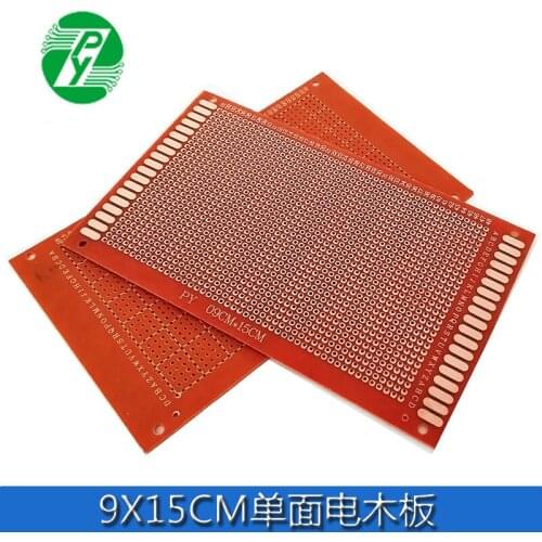 9 X 15CM Bakelite HB Rubber Board 1.2 Thick Universal Board Universal Circuit Experimental Board Hole Porous Board