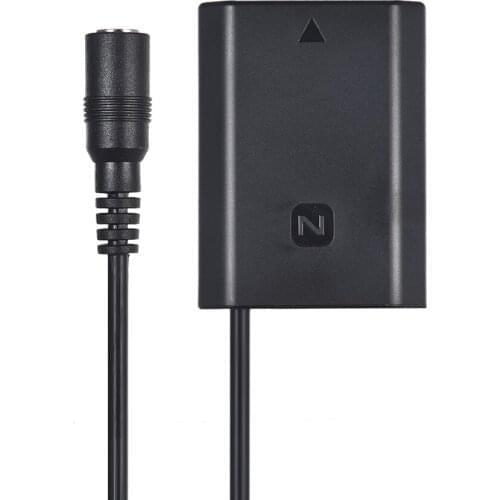 Andoer NP-FZ100 Dummy Battery Pack DC Coupler Connector for Sony A7III A9 A7RIII A7SIII