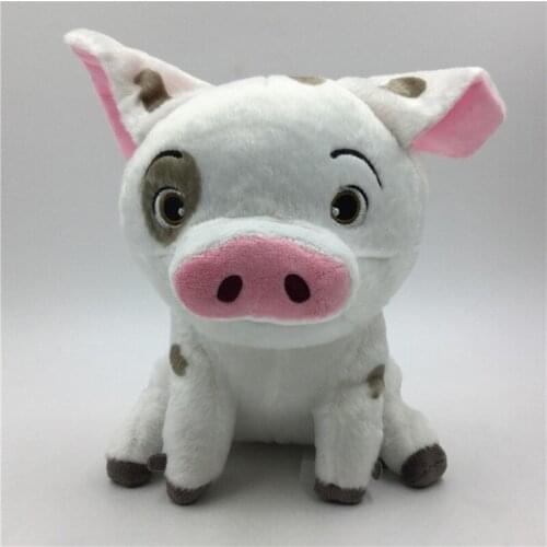Authentic Disney Moana Maui Heihei Pet Pig Pua Plush Toy Soft Stuffed Doll Movie Princess soft toys 25cm New Hot