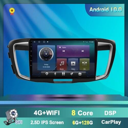 Car Radio for Honda Accord 9 2din 2 Din Android Auto Autoradio 2013 2014 2015 2.0L 2.4L GPS Multimedia DVD Player Carplay Stereo