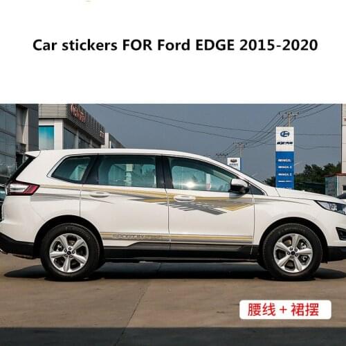 Car stickers FOR Ford EDGE 2015-2020 Unique decals for body decoration EDGE personalized fashion stickers