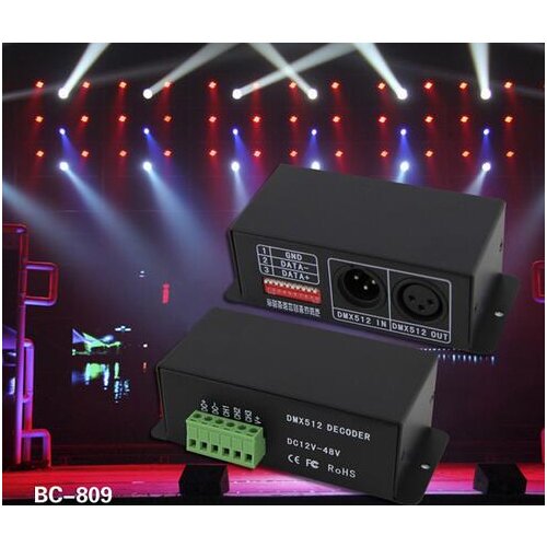 BC-809-700 DMX512 controller constant current 700ma 3ch dmx512 decoder rgb