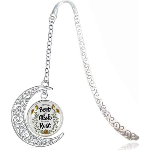 Muhammad Koranic Book Mark Quote - Do Your Best And Allah Will Do This Rest - Bookmark Pendant For Allahu Akbar Takbir Muslim
